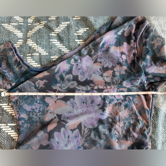 Free People Chloe One-Shoulder Net Ruched Dress medium - Picture 9 of 9